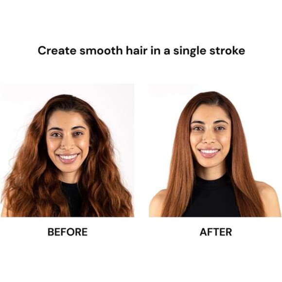 Le Vite Heated Straightening Brush – Dual-Voltage Anti-Frizz Hot Brush - Picture 4 of 7